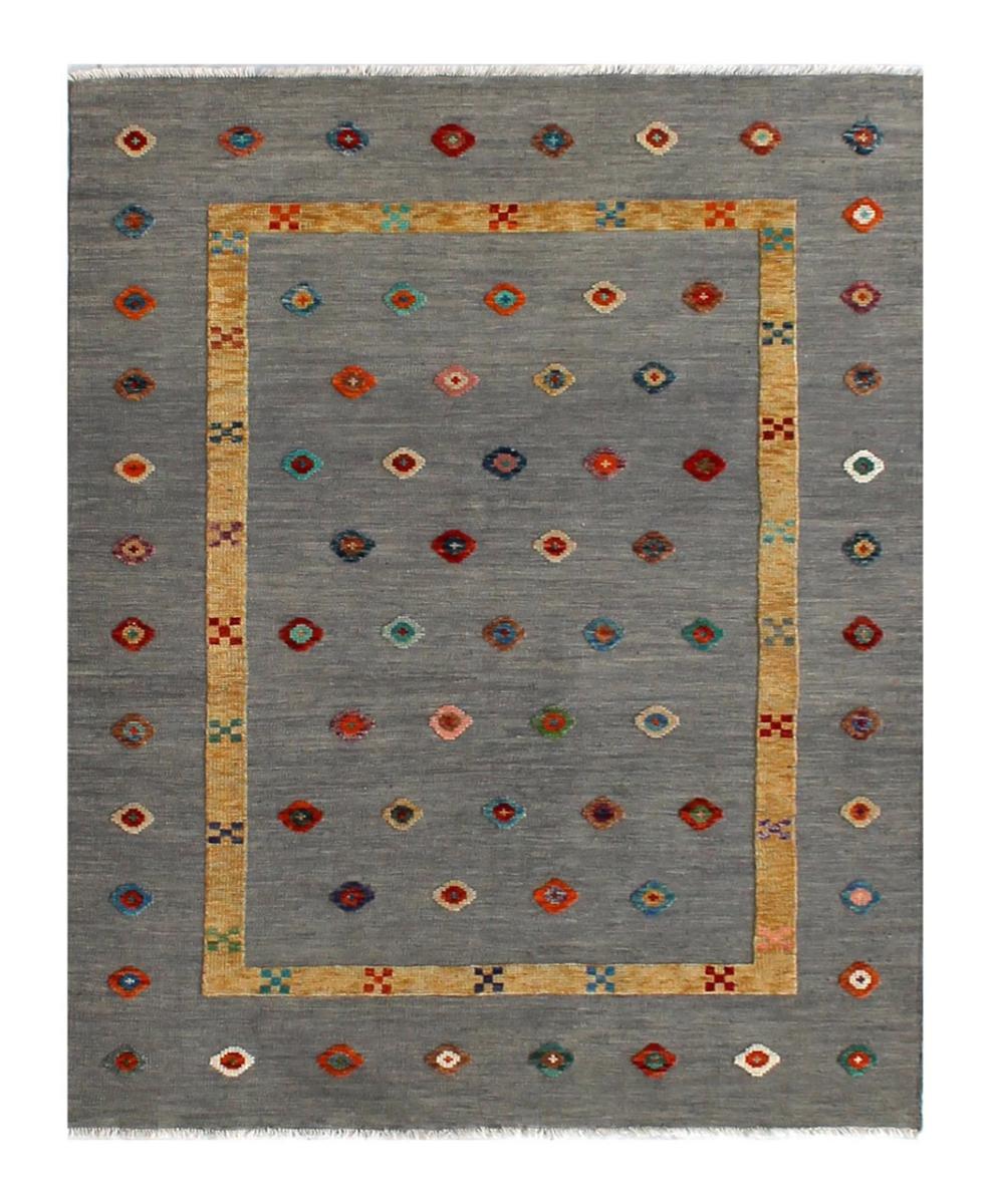 Alfombra afgana Kilim Afghan Nimbaft Edition 199x152 199x152, Alfombra persa Tejido a mano