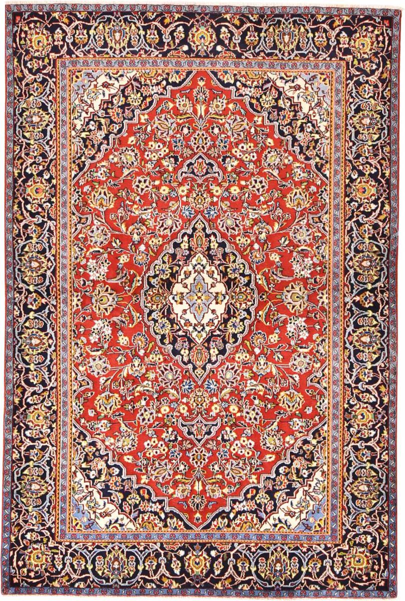 Alfombra persa Keshan 202x135 202x135, Alfombra persa Anudado a mano