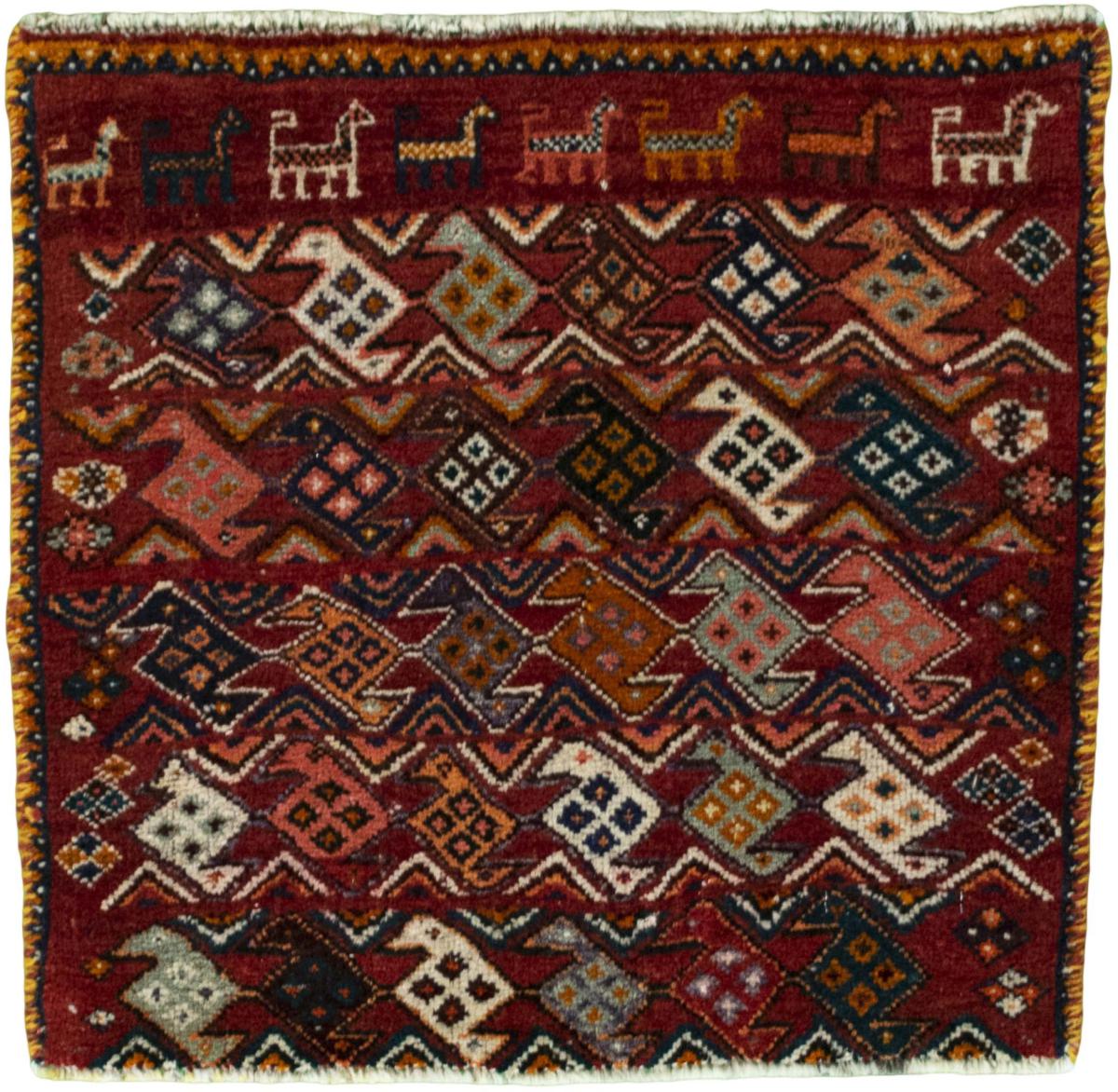 Perzisch tapijt Shiraz 52x56 52x56, Perzisch tapijt Handgeknoopte