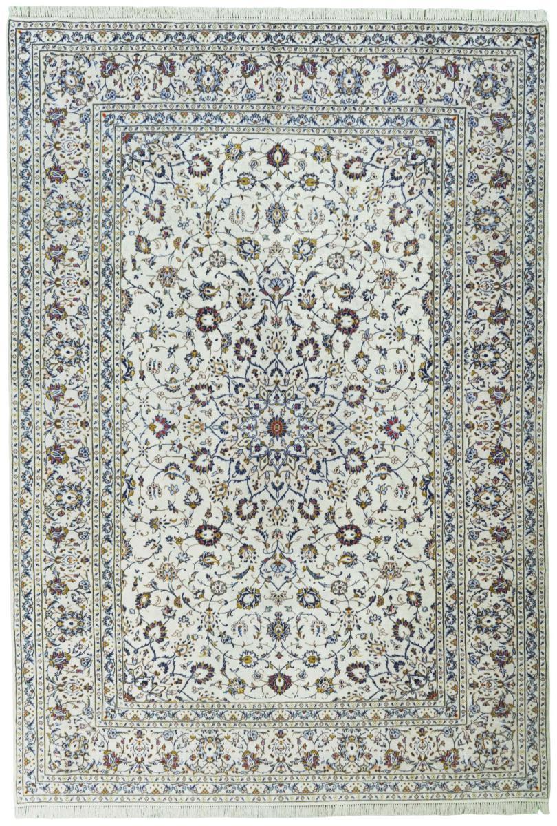 Tapis persan Kashan 348x236 348x236, Tapis persan Noué à la main
