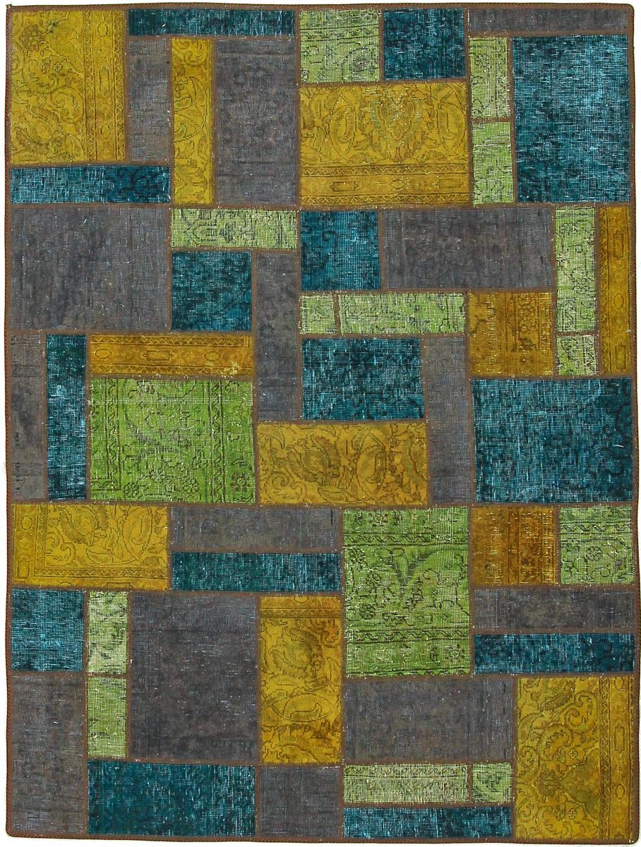 Perzsa szőnyeg Patchwork 199x151 199x151, Perzsa szőnyeg Kézzel csomózva