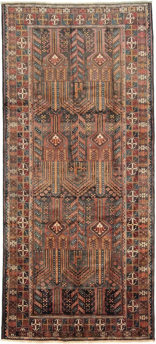 Persian Rug Baluch Antique 269x121 269x121, Persian Rug Knotted by hand