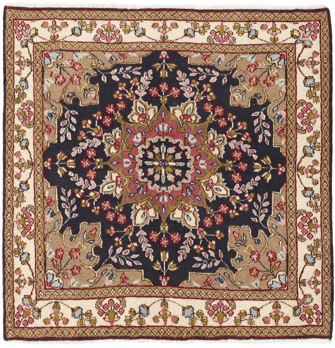 Tappeto persiano Kerman 139x142 139x142, Tappeto persiano Annodato a mano