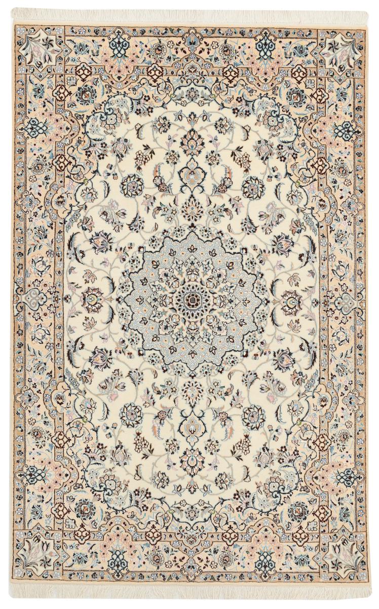 Persisk tæppe Nain 9La 247x158 247x158, Persisk tæppe Knyttet i hånden