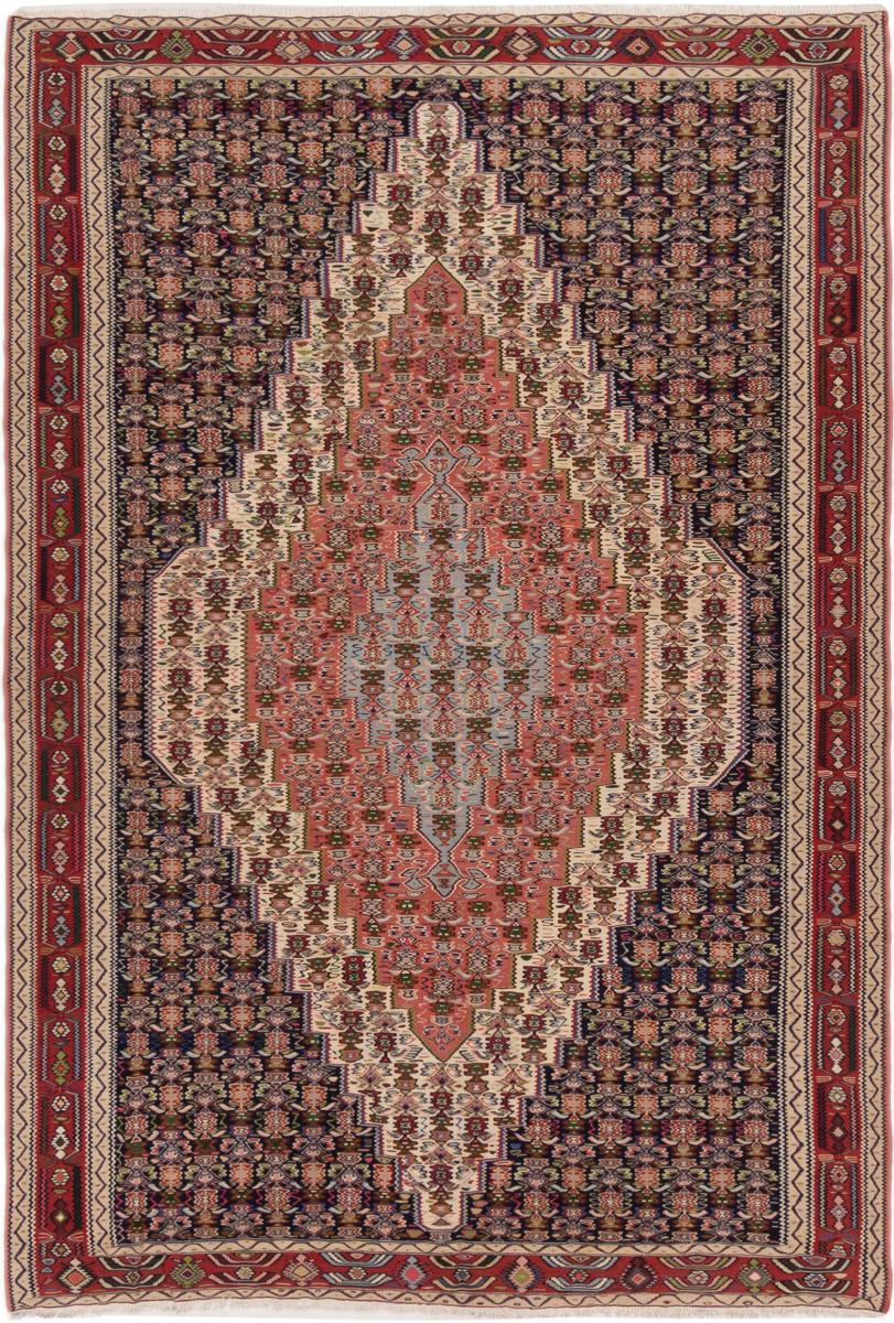 Tapete persa Kilim Senneh 289x199 289x199, Tapete persa Atado à mão