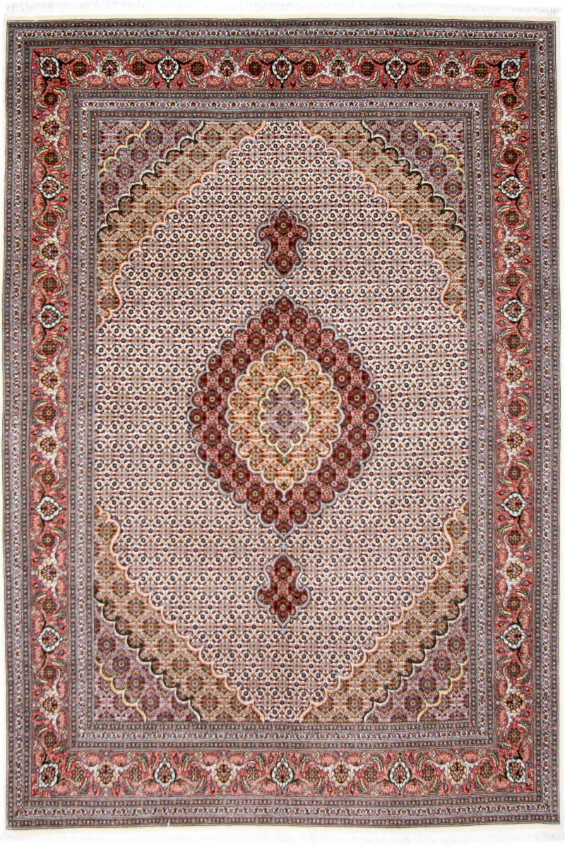 Tapete persa Tabriz Mahi 50Raj 251x171 251x171, Tapete persa Atado à mão