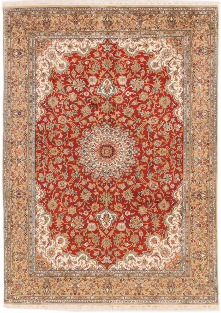 Indo rug Kashmir Silk 213x153 213x153, Persian Rug Knotted by hand