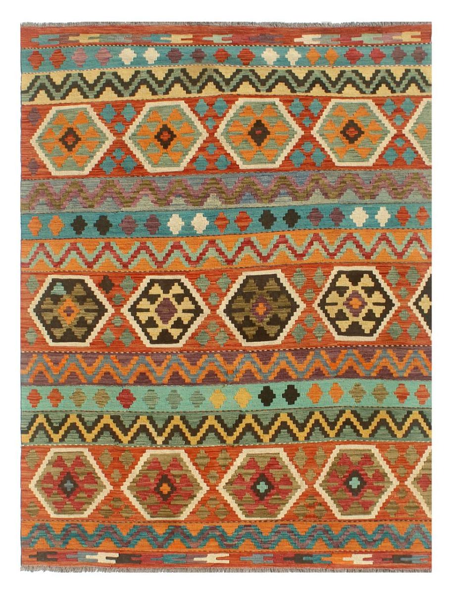 Afghan rug Kilim Afghan 8'1"x5'6" 8'1"x5'6", Persian Rug Woven by hand