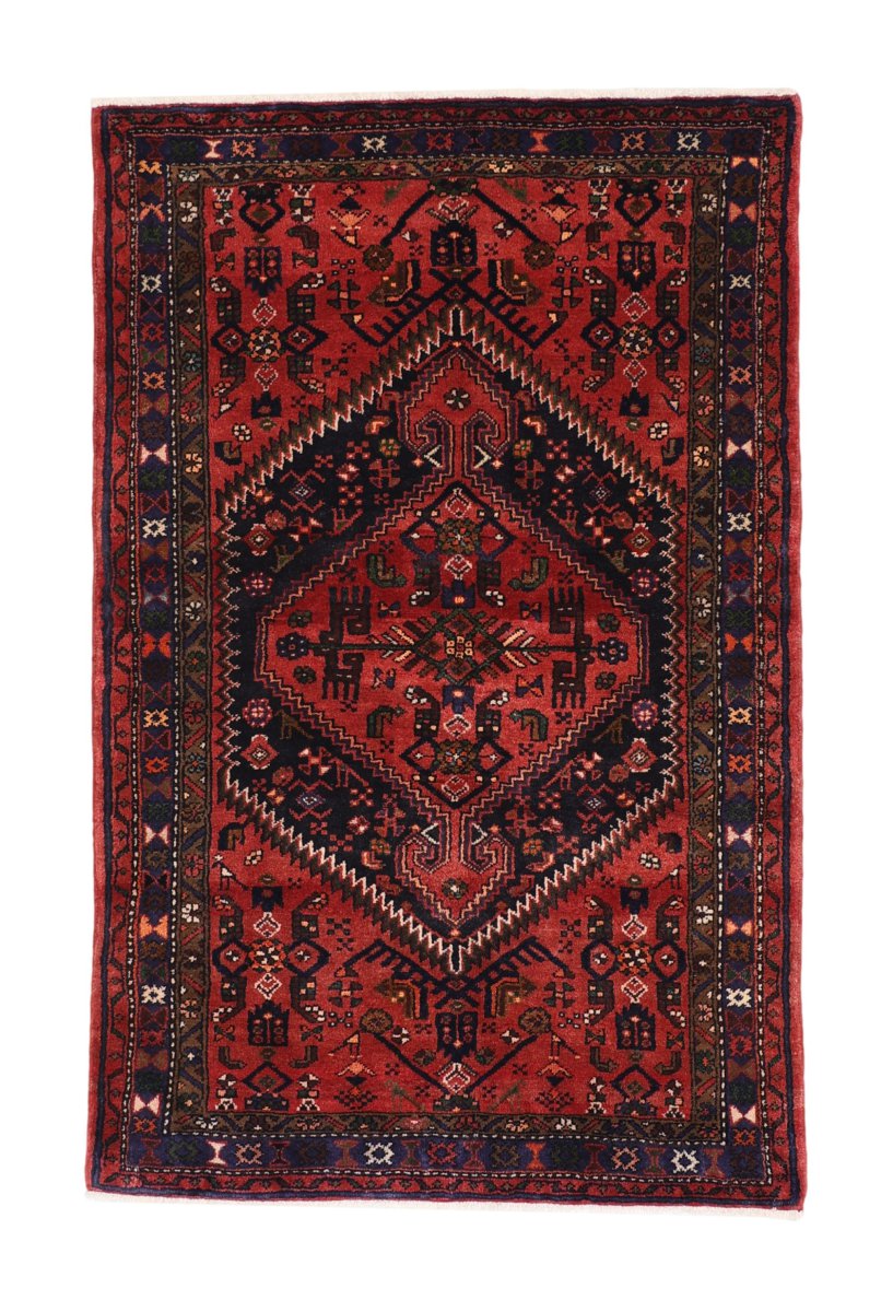 Perserteppich Khamseh 206x133 206x133, Perserteppich Handgeknüpft
