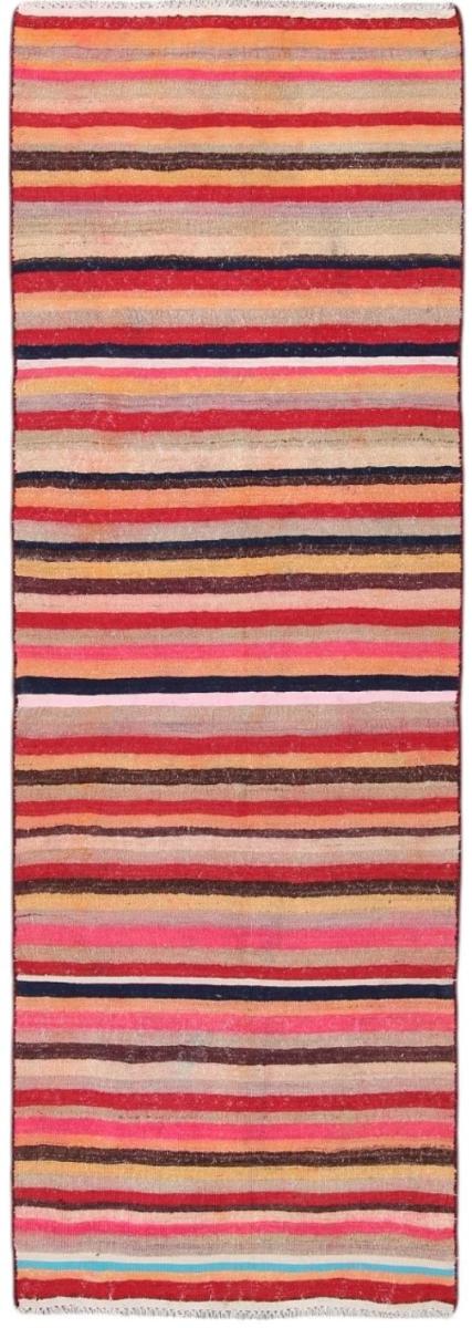 Perserteppich Kelim Fars Antik 9'3"x3'4" 9'3"x3'4", Perserteppich Handgewebt