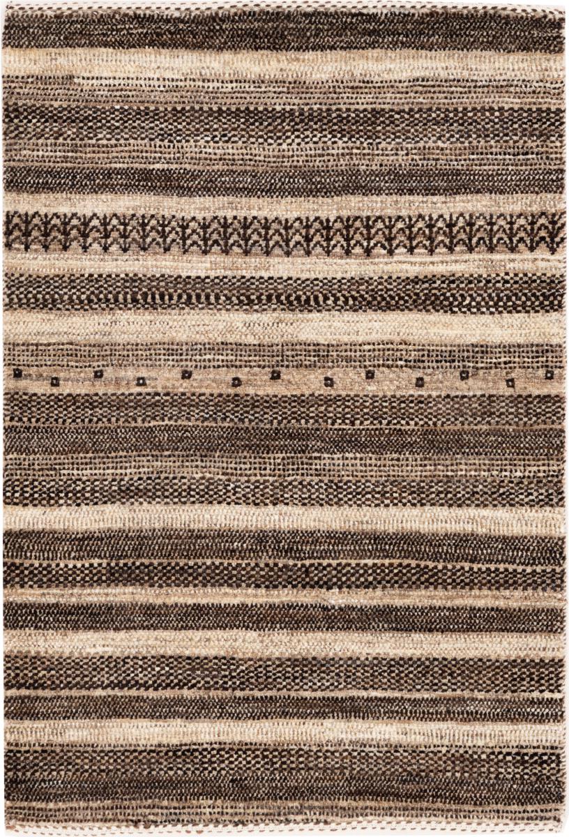 Tapete persa Persa Gabbeh Loribaft Tabiibaft 91x60 91x60, Tapete persa Atado à mão