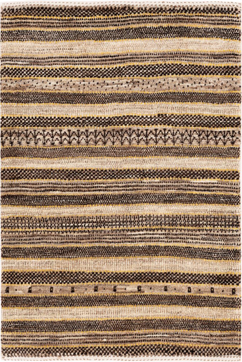 Tapete persa Persa Gabbeh Loribaft Tabiibaft 91x63 91x63, Tapete persa Atado à mão