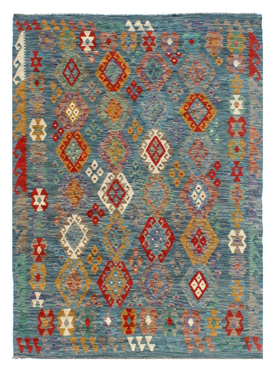 Afghan rug Kilim Afghan 7'11"x5'10" 7'11"x5'10", Persian Rug Woven by hand