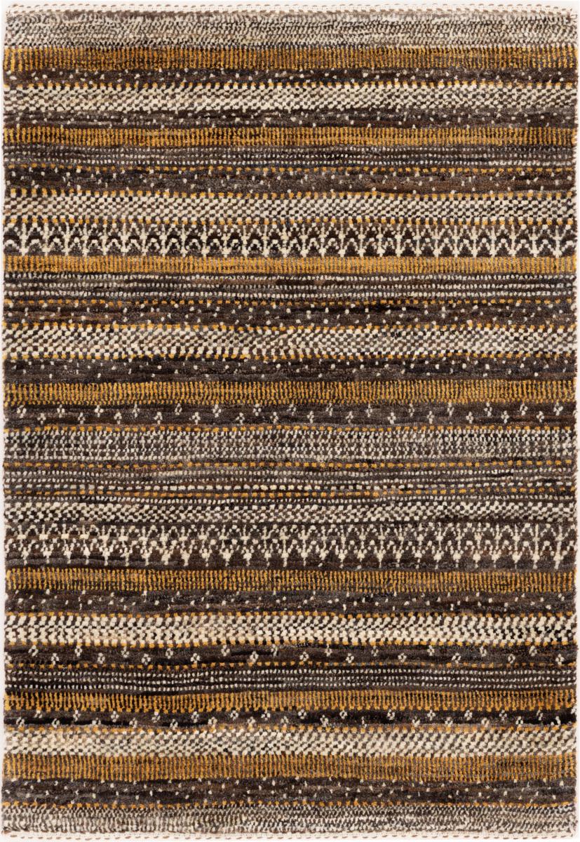 Tapete persa Persa Gabbeh Loribaft Tabiibaft 89x63 89x63, Tapete persa Atado à mão