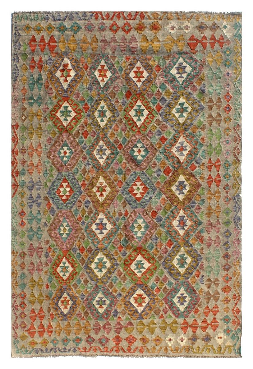 Afghan rug Kilim Afghan 9'9"x6'7" 9'9"x6'7", Persian Rug Woven by hand