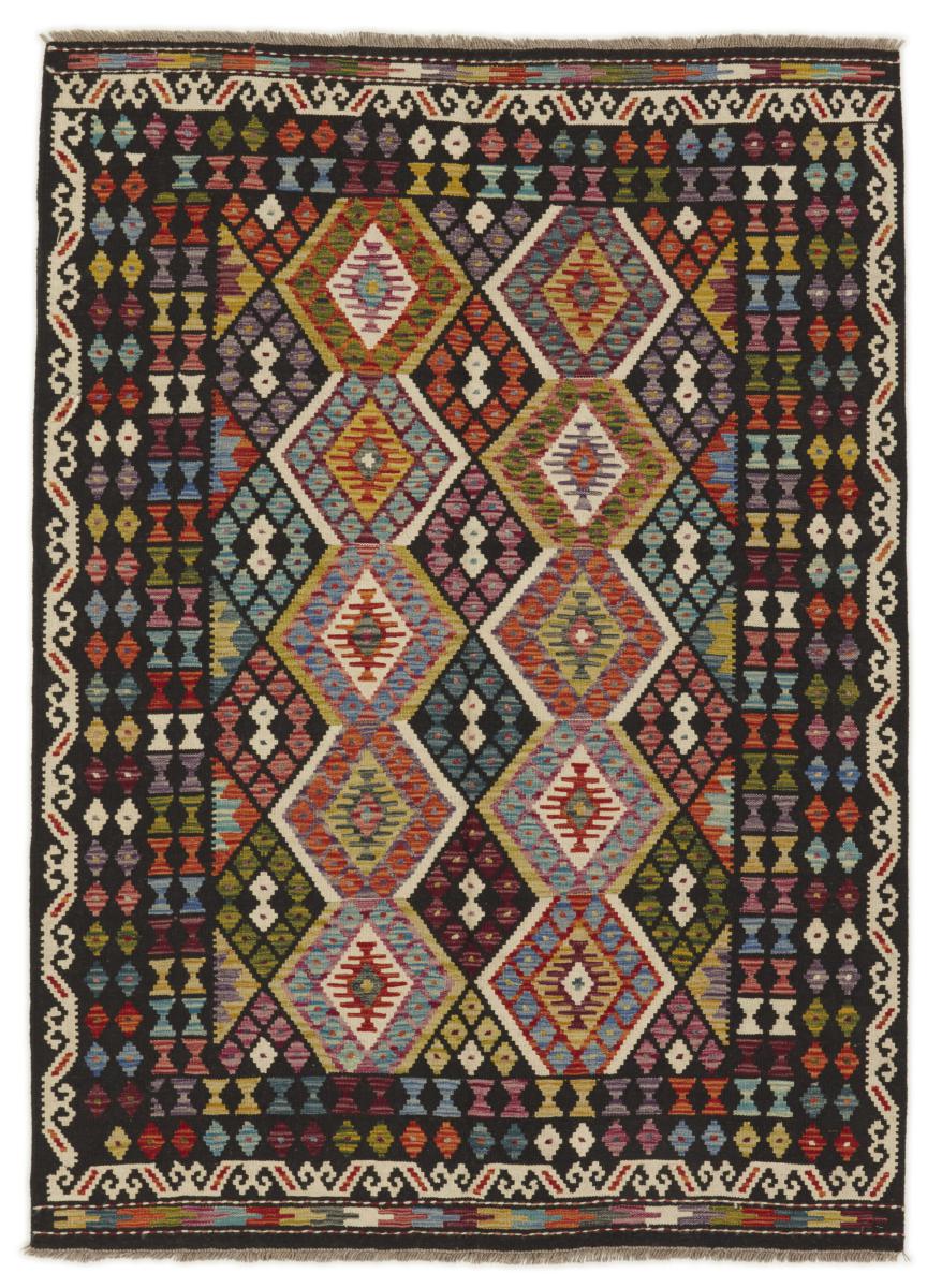 Afghaans tapijt Kilim Afghan 210x151 210x151, Perzisch tapijt Handgeweven