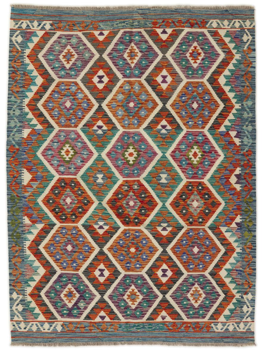 Afghansk tæppe Kelim Afghan 175x131 175x131, Persisk tæppe Håndvævet