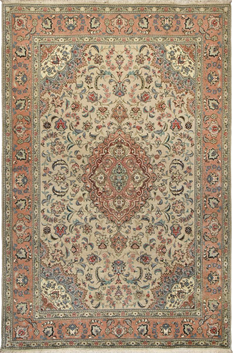 Tapete persa Tabriz 40Raj 291x193 291x193, Tapete persa Atado à mão