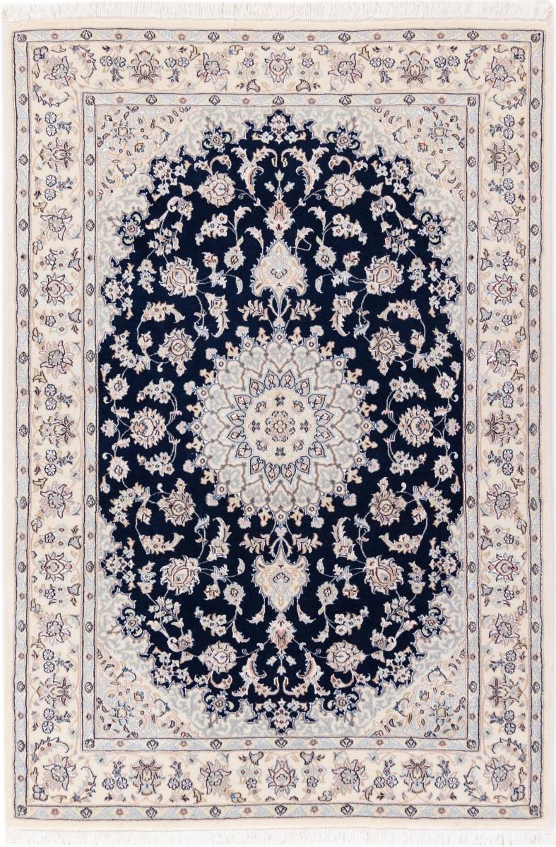 Tapis persan Naïn 9La 210x139 210x139, Tapis persan Noué à la main