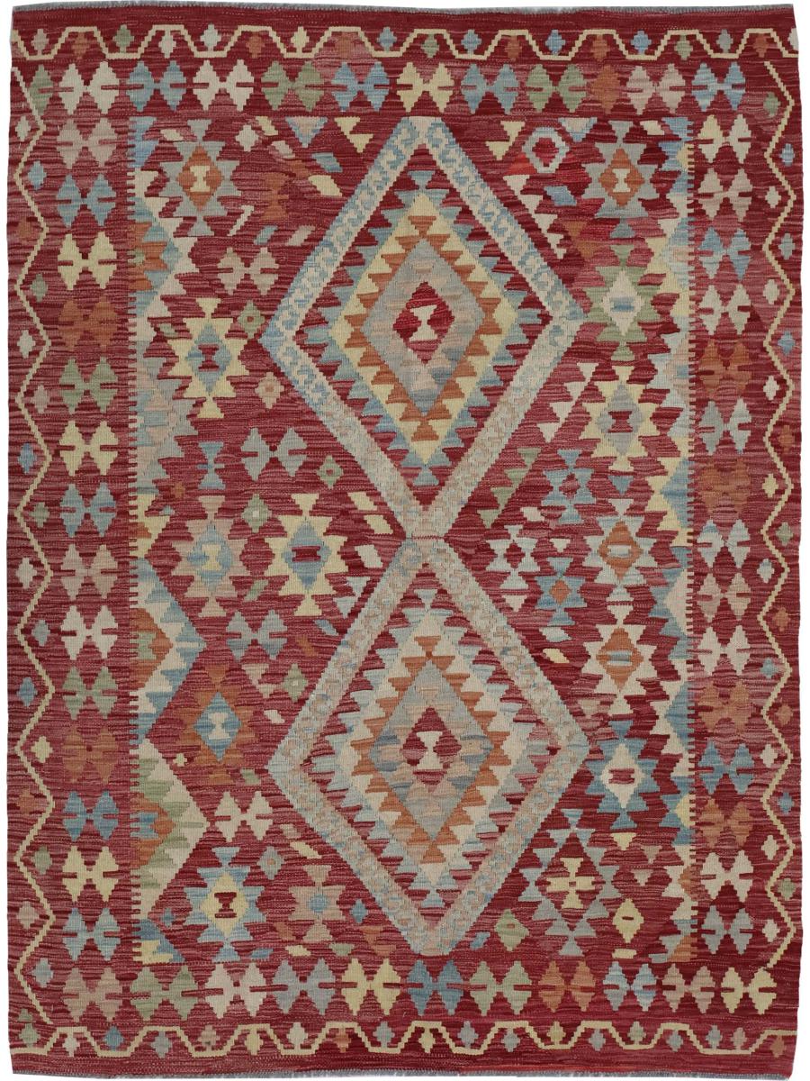 Tapete afegão Kilim Afegão 201x153 201x153, Tapete persa Tecido à mão