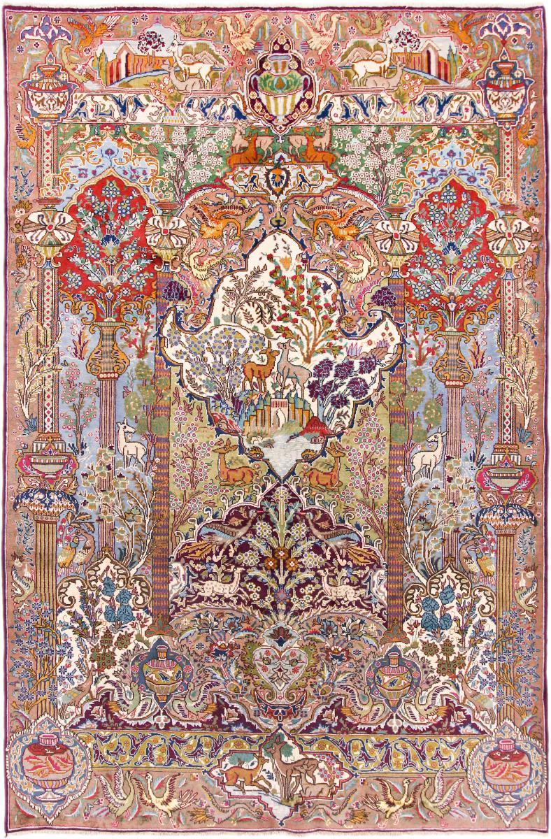 Perzsa szőnyeg Kaschmar 9'6"x6'6" 9'6"x6'6", Perzsa szőnyeg Kézzel csomózva