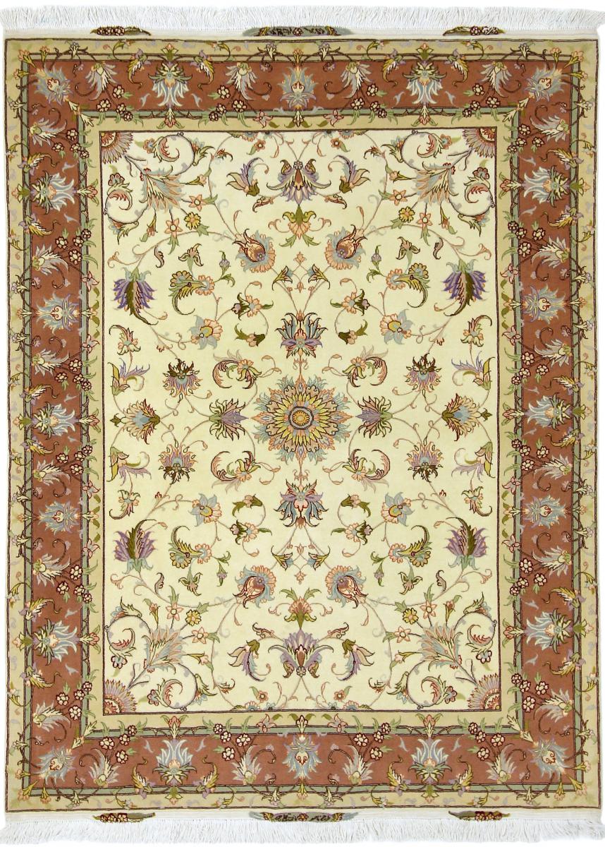 Tapete persa Tabriz 199x150 199x150, Tapete persa Atado à mão