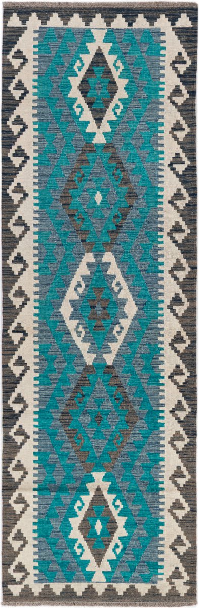 Tapis afghan Kilim Afghan 250x80 250x80, Tapis persan Tissé à la main