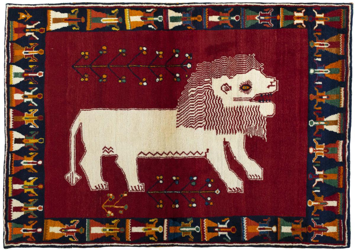 Alfombra persa Persa Gabbeh Antiguo 184x130 184x130, Alfombra persa Hecho a mano