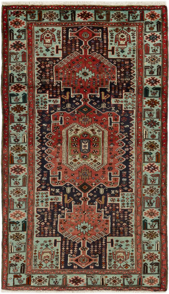 Perzisch tapijt Khamseh 221x129 221x129, Perzisch tapijt Handgeknoopte