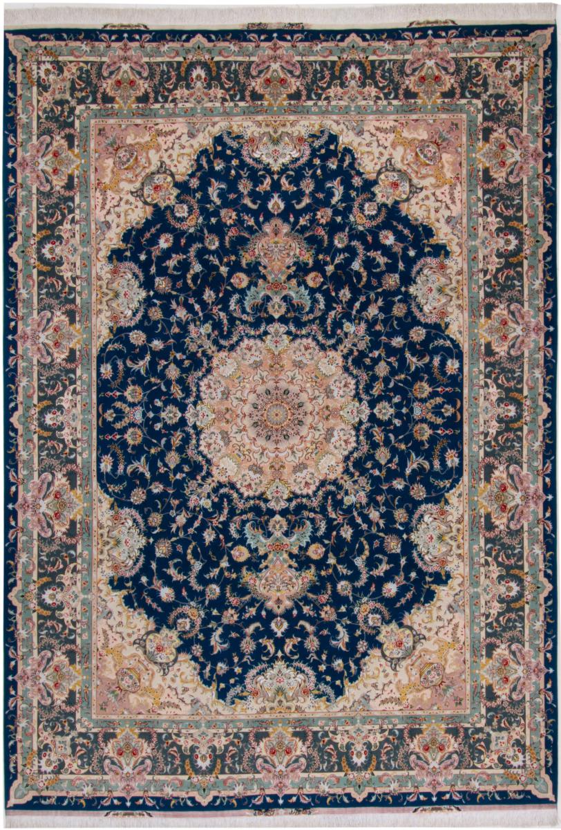 Persian Rug Tabriz 60Raj Silk Warp 349x251 349x251, Persian Rug Knotted by hand