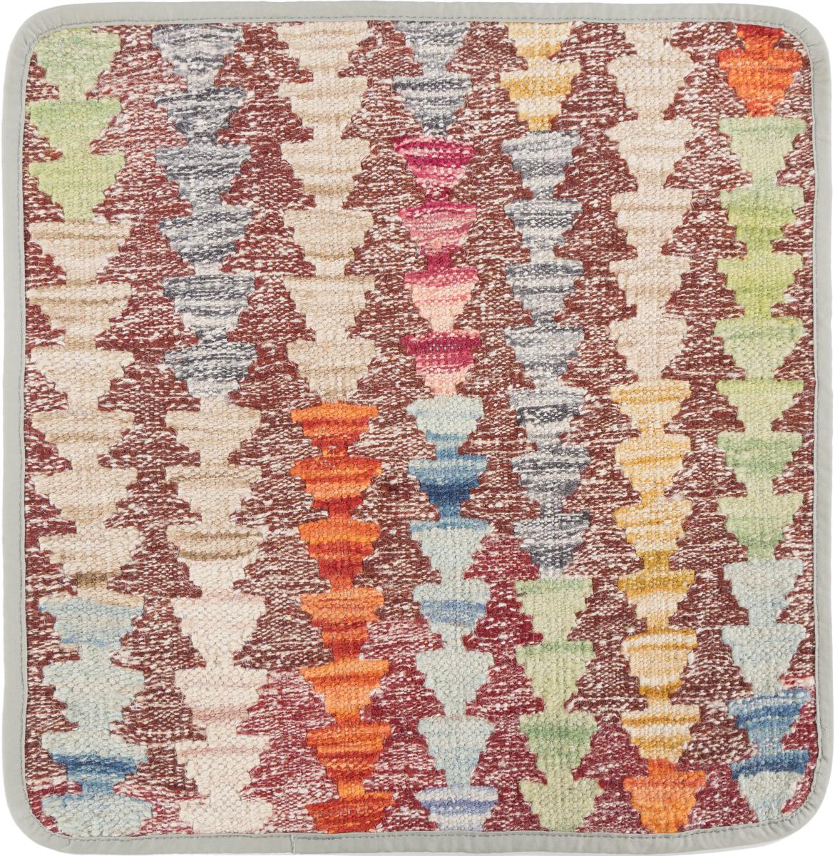 Afghanischer Teppich Kelim Afghan Kissenbezug 45x45 45x45, Perserteppich Handgeknüpft