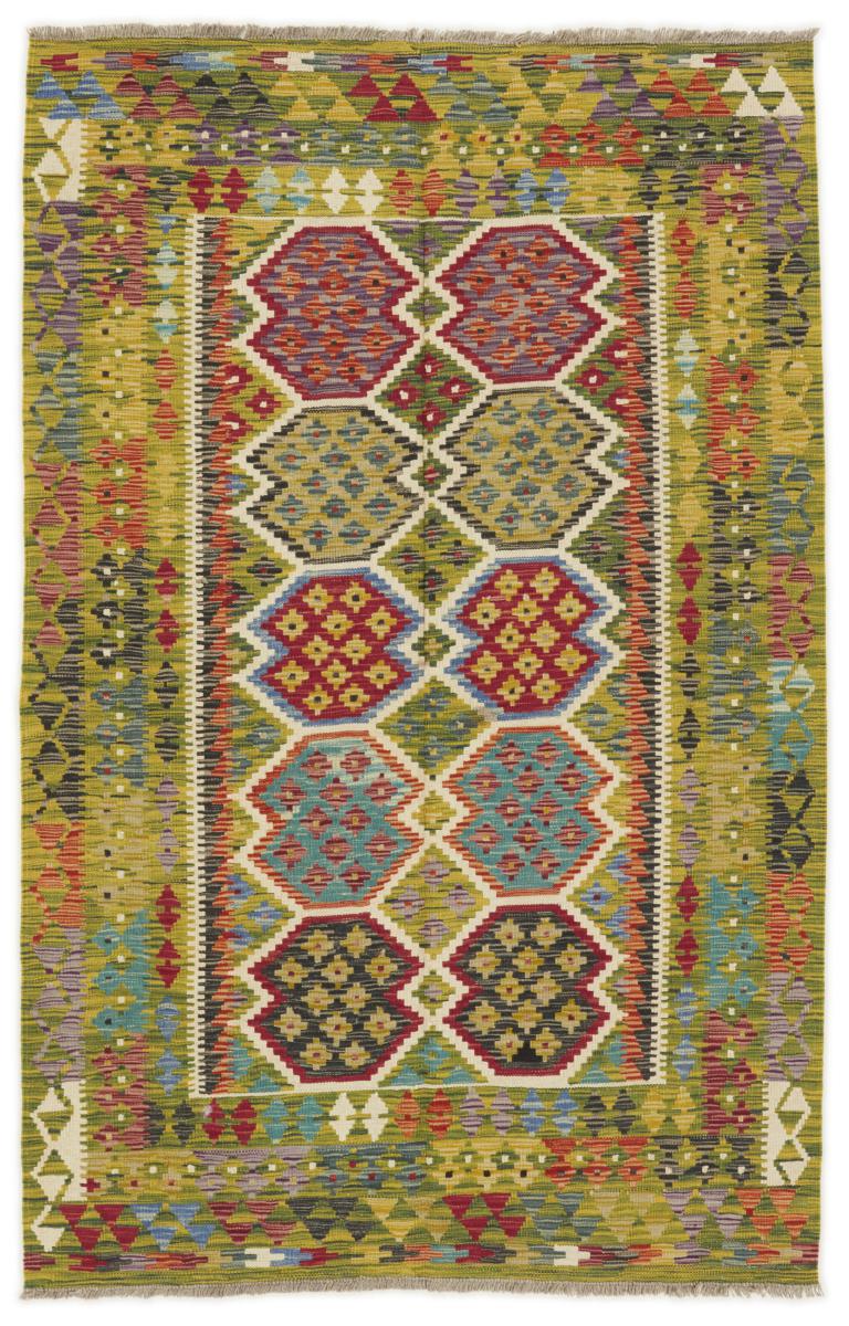 Afghan rug Kilim Afghan 203x132 203x132, Persian Rug Woven by hand