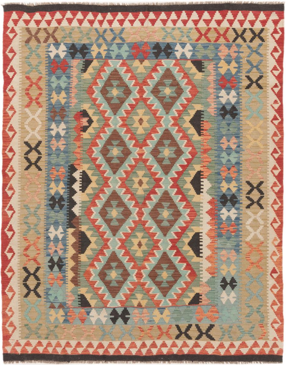 Tapete afegão Kilim Afegão 209x162 209x162, Tapete persa Tecido à mão