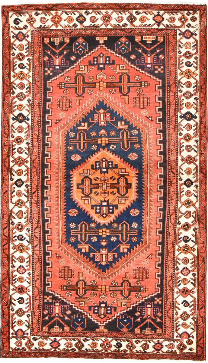Persian Rug Sandjan 7'3"x4'2" 7'3"x4'2", Persian Rug Knotted by hand
