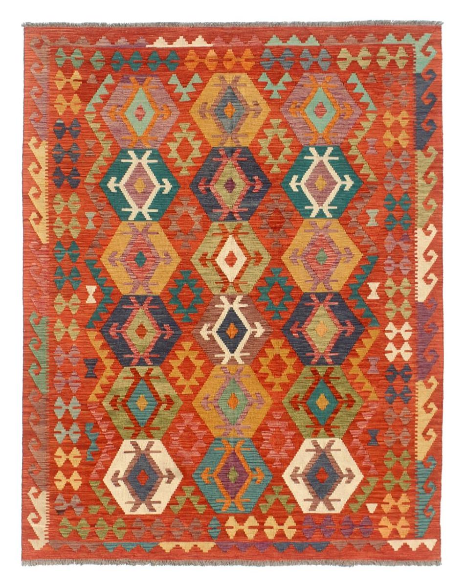 Afghan rug Kilim Afghan 7'11"x5'9" 7'11"x5'9", Persian Rug Woven by hand