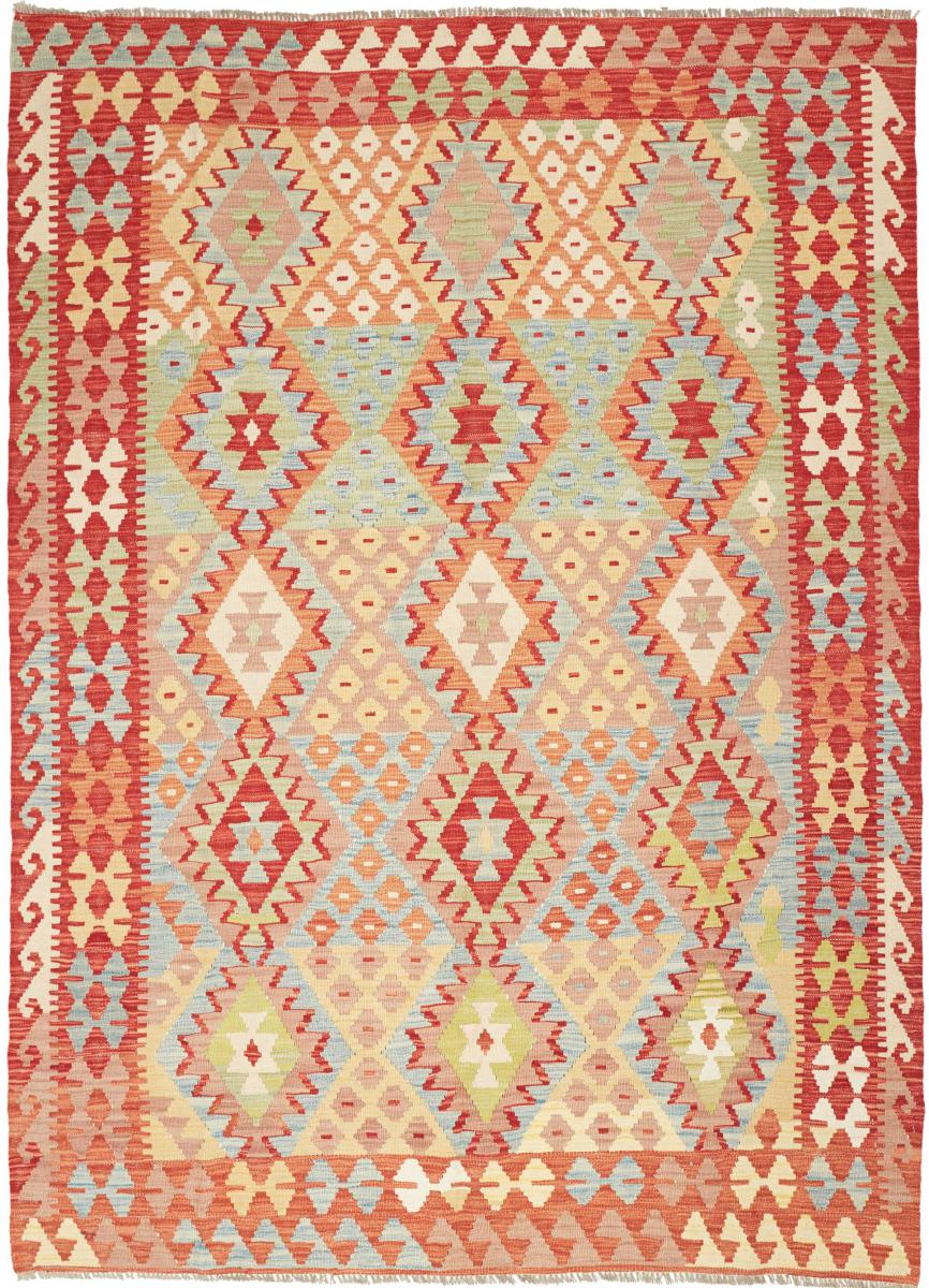 Afghan rug Kilim Afghan 230x173 230x173, Persian Rug Woven by hand