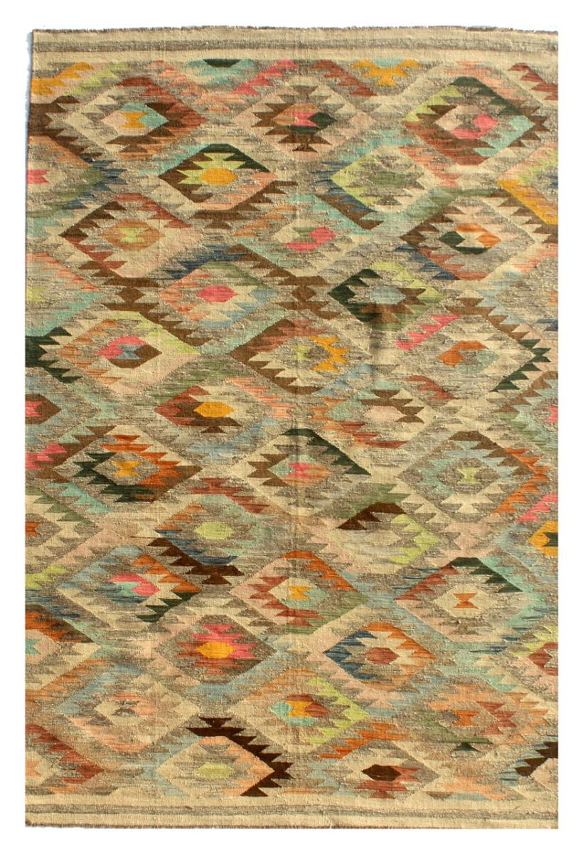 Afghan rug Kilim Afghan Heritage 9'10"x6'8" 9'10"x6'8", Persian Rug Woven by hand
