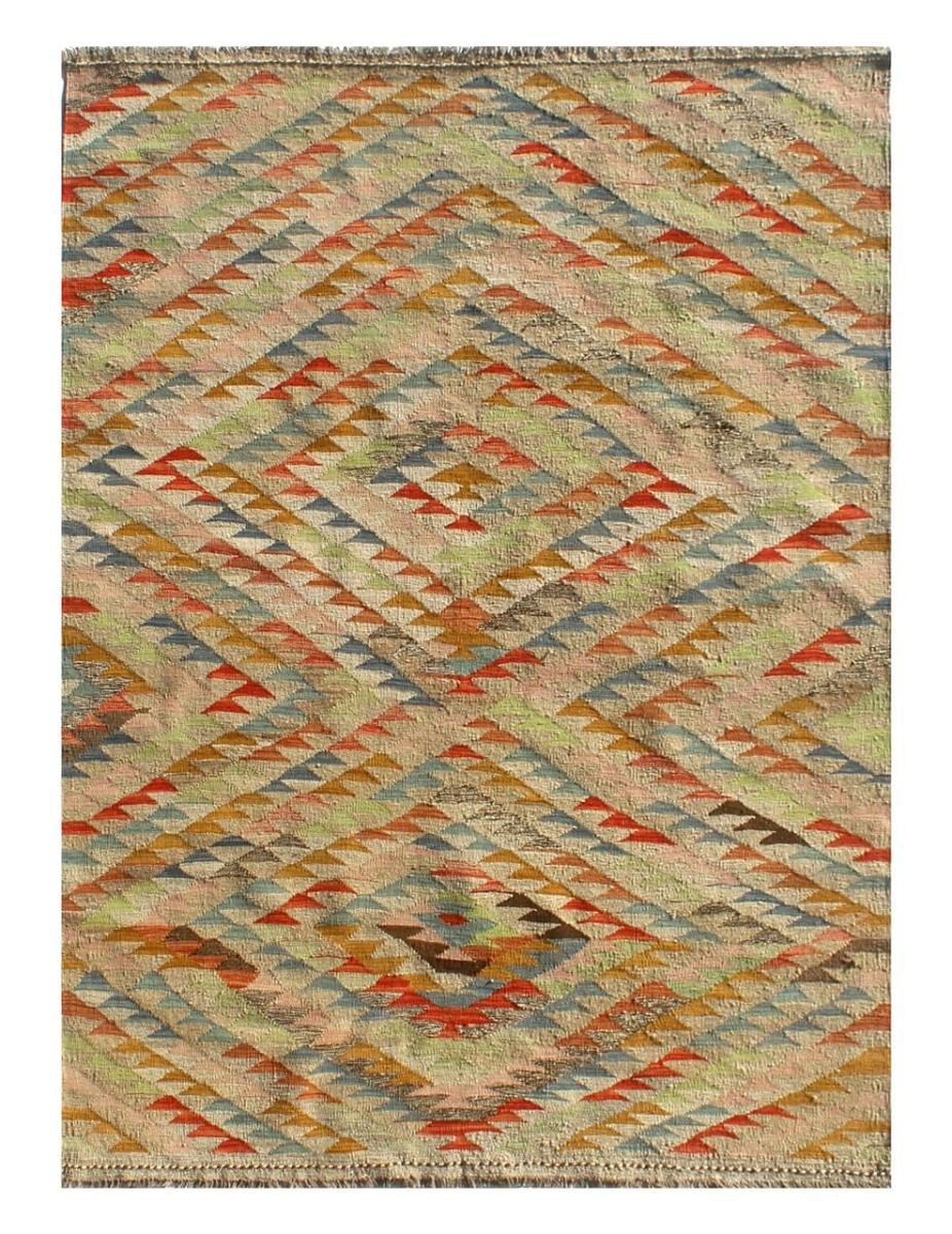 Afghan rug Kilim Afghan Heritage 6'11"x5'0" 6'11"x5'0", Persian Rug Woven by hand