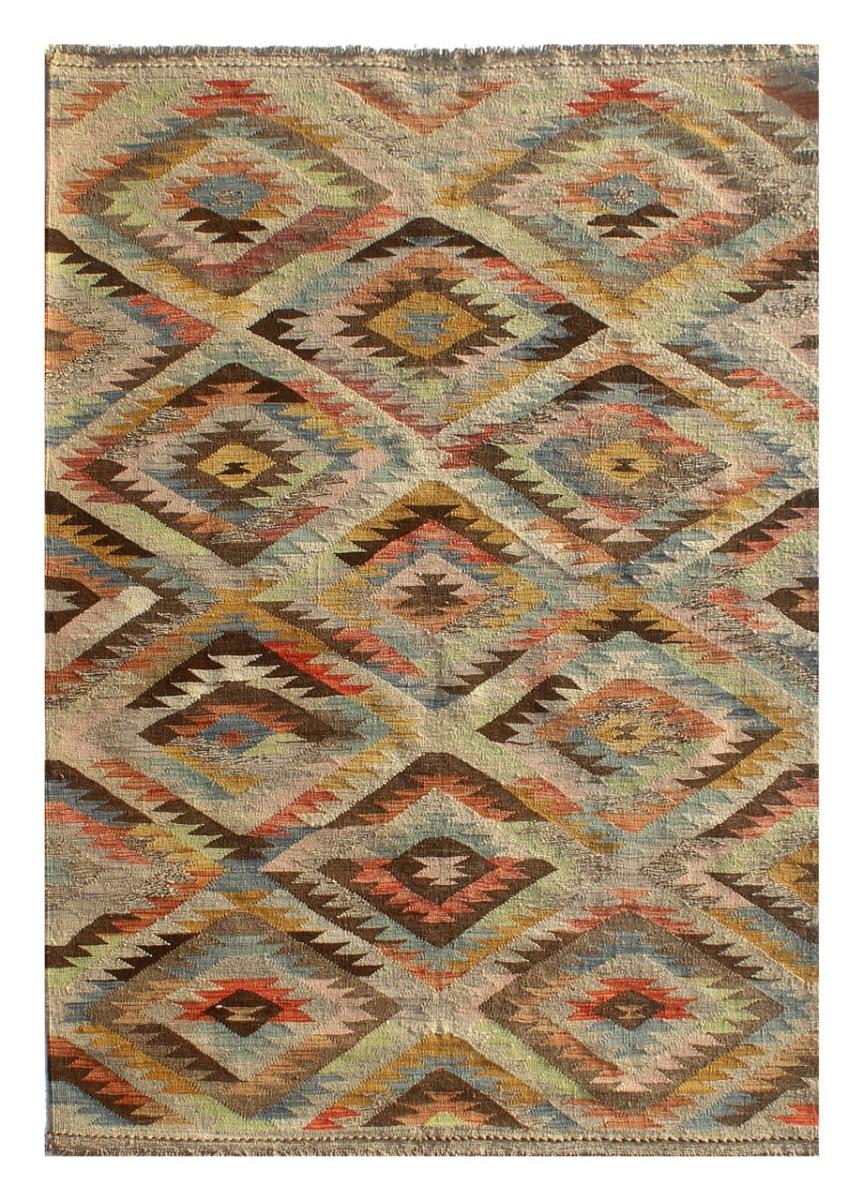Afghan rug Kilim Afghan Heritage 7'0"x4'10" 7'0"x4'10", Persian Rug Woven by hand