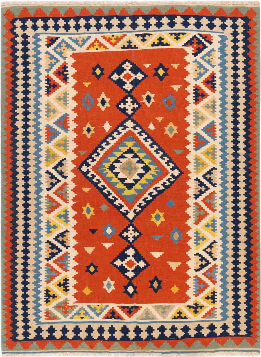 Persian rug Kilim Fars Ghashghai 7'2"x5'4" 7'2"x5'4", Persian rug Handwoven