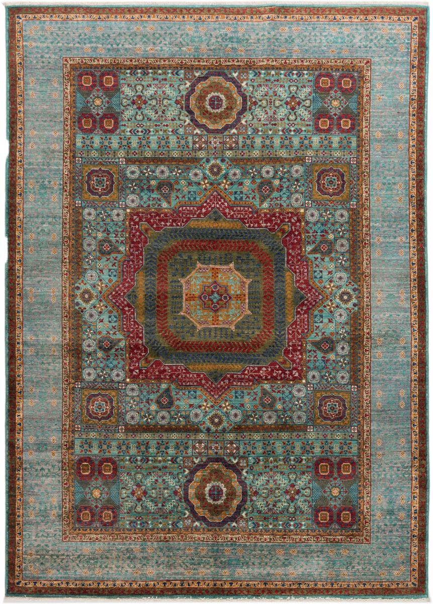 Afghaans tapijt Mamluk 242x176 242x176, Perzisch tapijt Handgeknoopte
