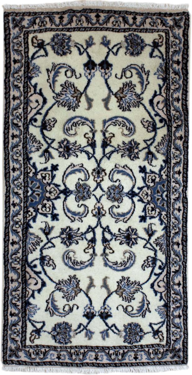 Persisk tæppe Nain 134x68 134x68, Persisk tæppe Knyttet i hånden