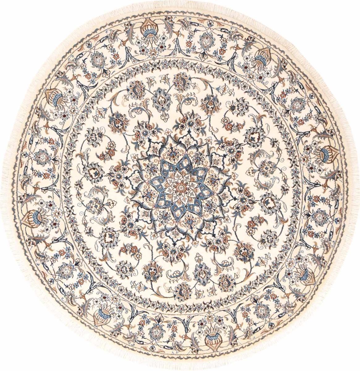 Persialainen matto Nain 211x211 211x211, Persialainen matto Solmittu käsin