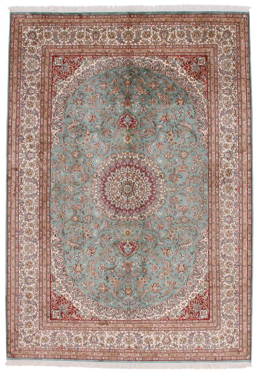 Covor indian Kashmir Mătase 245x173 245x173, Covor persan Lucrate de mână