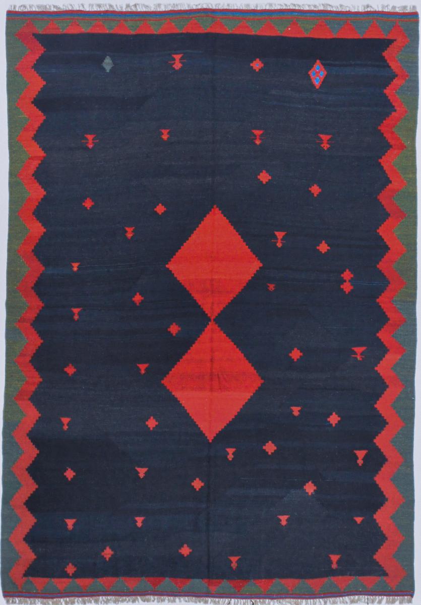 Persisk tæppe Kelim Fars Ghashghai 303x212 303x212, Persisk tæppe Håndvævet