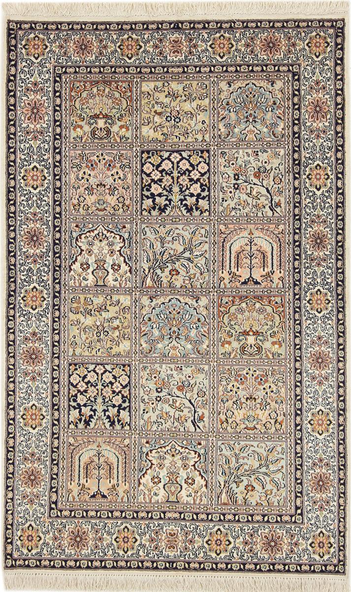 Tapete indiano Kashmir Seda 152x95 152x95, Tapete persa Atado à mão