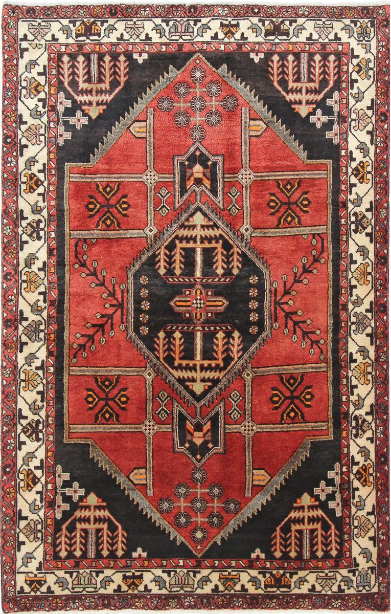 Persisk tæppe Abadeh 212x135 212x135, Persisk tæppe Knyttet i hånden