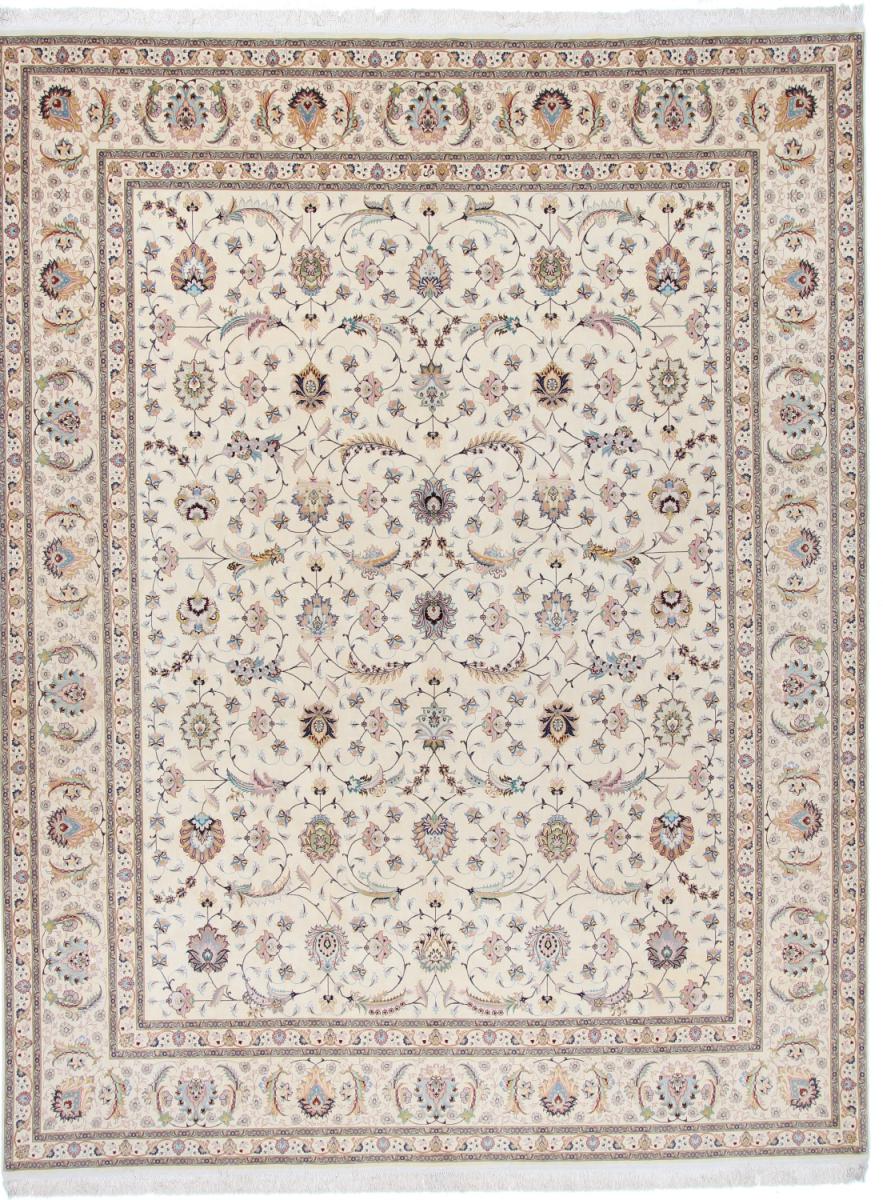 Alfombra persa Tabriz 60Raj Urdimbre de Seda 394x305 394x305, Alfombra persa Anudado a mano