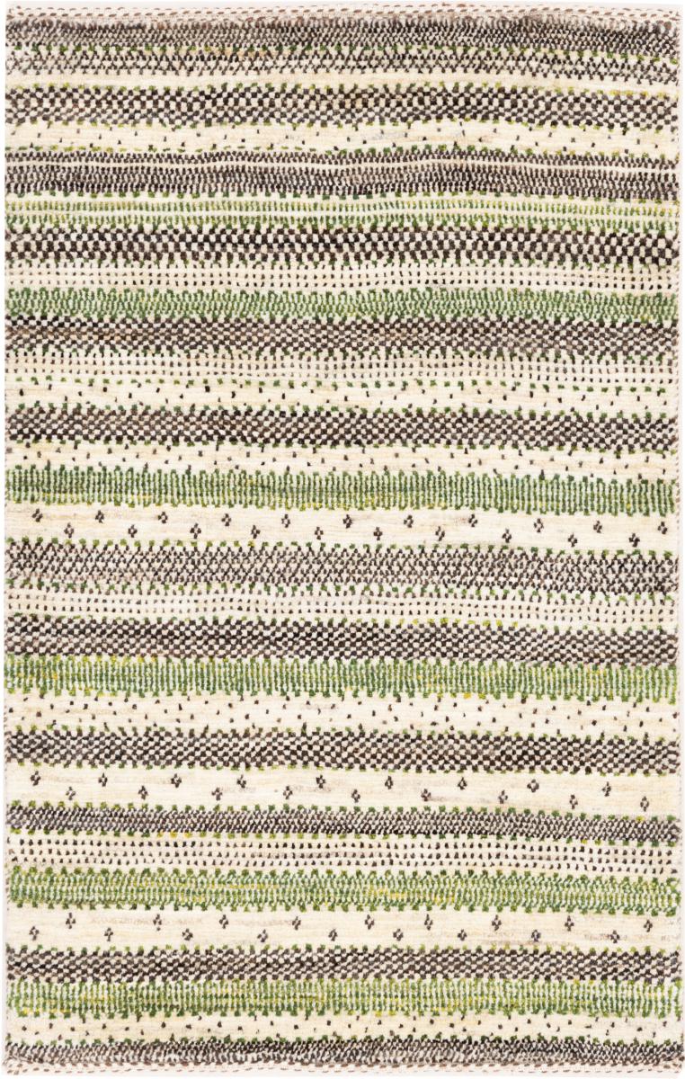 Tapete persa Persa Gabbeh Loribaft Tabiibaft 91x51 91x51, Tapete persa Atado à mão