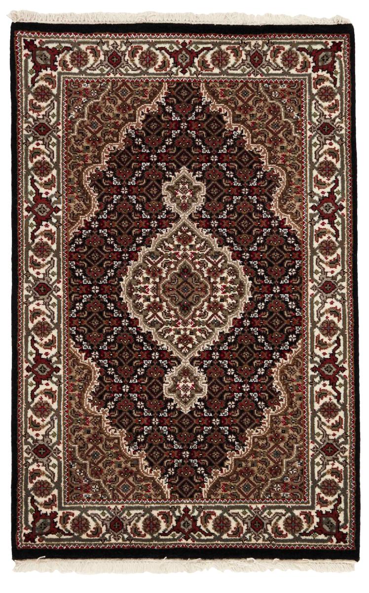 Tappeto indiano Indo Tabriz 129x85 129x85, Tappeto persiano Annodato a mano